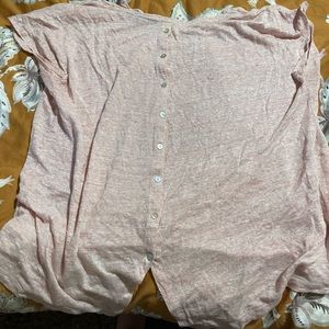 100% linen tahari top, womens